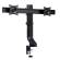 Braccio salvaspazio per monitor doppio SmartFit - nero - Kensington - K55513WW - 85896555131 - DMwebShop