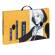Valigetta Polionda Manga - 36,5 x 56,5 cm - dorso 5,5 cm - fantasie assortite - Favorit - 400182745