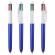 Penna sfera scatto multifunzione 4 Colors Glace' - punta 1 mm - colori assortiti - expo 40 pezzi - 520021 Bic