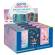 Astuccio 3 zip Candy collection - 19,5 x 7,5 x 12,9 cm - tessuto - fantasie assortite - Giotto - F954000