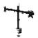 Braccio estensibile ergonomico per monitor doppio SmartFit nero - 26608