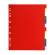 Separatore neutro a 12 tacche PP colori assortiti A4 Maxi - 26082