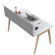 Pannello fonoassorbente per scrivania - 115 x 40 cm - morsetti neri - DMwebShop - 1