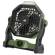Ventilatore portatile da campeggio con luce LED diametro 12 cm 25,5 x 21 x 11,5 cm Melchioni Family 118620051 - 29564