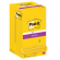 Blocco foglietti Super Sticky - giallo oro - 76 x 76 mm - 90 fogli - conf. 12 pezzi - Post-it - 7100290189 - 4001895877124 - DMwebShop - 1
