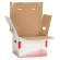 Scatola archivio Speedbox - dorso 8 cm - 35 x 25 cm - apertura totale - bianco e rosso - conf. 25 pezzi - Esselte - 623910 - 4049793026008 - DMwebShop - 3