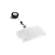 Portabadge Duo in acrilico con chiocciola 2 tessere inseribili 5,4 x 9 cm Durable 8224-19 - 113