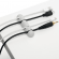 Clip Cavoline fermacavi adesiva per 4 cavi grigio - conf. 2 pezzi - Durable - 5040-10 - DMwebShop - 1