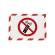 Cornice adesiva Duraframe Security A4 - pannello magnetico - 21 x 29,7 cm - rosso-bianco - conf. 2 pezzi - Durable - 4944-132 - 4005546406565 - DMwebShop - 2