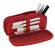 Astuccio 2 zip Monocromo - 21 x 5 x 9 cm - silicone-poliestere - colori assortiti - conf. 12 pezzi - Pigna - 023310400 - 8005235214903 - DMwebShop - 6