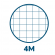 Maxiquaderno Monocromo - A4 - quadretto 4 mm - 38 fogli - 100 gr - conf. 10 pezzi - Pigna - 02298884M - 8005235024120 - DMwebShop - 1