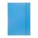 Cartella progetto con elastico - 24 x 35 cm - dorso 3 cm - azzurro - conf. 10 pezzi - Fellowes - U140-AZ - 8015687000405 - DMwebShop - 1