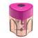 Temperamatite con contenitore - 1 foro - triangolare - con serbatoio - conf. 24 pezzi - Faber Castell - 183405 - 6933256640628 - DMwebShop - 2