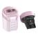 Temperamatite RollOn Sparkle - con serbatoio - 2 fori - colori assortiti - conf. 6 pezzi - Faber Castell - 183900 - 4005401839002 - DMwebShop - 1