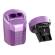 Temperamatite RollOn Sparkle - con serbatoio - 2 fori - colori assortiti - conf. 6 pezzi - Faber Castell - 183900 - 4005401839002 - DMwebShop - 3