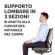 Supporto lombare ergonomico - 38 x 37 x 5 cm - nero - Fellowes - 8041801 - 43859685714 - DMwebShop - 2
