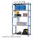 Scaffale Rang'Eco180 - modulo base - 5 ripiani - portata ripiano 180 kg - 100 x 35 x 200 cm - acciaio - grigio-blu - Paperflow - K605130 - 513D - DMwebShop - 1