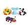 Pom-pon a strisce - 10-35 mm - colori assortiti - busta 100 pezzi - Deco - 12613 - 7394311921240 - DMwebShop - 2