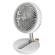 Ventilatore da tavolo Air Studio ricaricabile diametro 17 cm grigio bianco Cfg EV122 - 30093