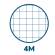 Blocco Quablock Original ricambi forati - A4 - quadretti 4 mm - 80 gr - 50 fogli - conf. 5 pezzi - Pigna - 00609774M - 8005235199002 - DMwebShop - 1