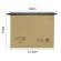 Cartella sospesa Cartesio Eco-logica - cassetto - 33 cm - fondo V - 31,2 x 25 cm - avana - conf. 25 pezzi - Bertesi - 100/330-A1 - 8058983260647 - DMwebShop - 1