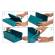 Scatola pieghevole The Smart Case midi Skandi - 27,6 x 18,8 x 12 cm - blu pacifico - Exacompta - 27134D - 9002493271340 - DMwebShop - 2