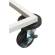 Carrello mobile Triflux - 83,3 x 36 x 90 cm - con ruote - 3 portasacco da 100 lt - ciascuno - acciaio - Medial International - 108010 - 33433773359 - DMwebShop - 1