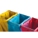 Carrello mobile Triflux - 83,3 x 36 x 90 cm - con ruote - 3 portasacco da 100 lt - ciascuno - acciaio - Medial International - 108010 - 33433773359 - DMwebShop - 2