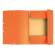 Cartellina con elastico - cartoncino lustre' - 3 lembi - 400 gr - 24 x 32 cm - arancio - conf. 25 pezzi - Exacompta - 55504E - 3130630555049 - DMwebShop - 1