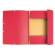 Cartellina con elastico - cartoncino lustre' - 3 lembi - 400 gr - 24 x 32 cm - rosso - conf. 25 pezzi - Exacompta - 55505E - 3130630555056 - DMwebShop - 1