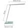 Lampada - da tavolo - a LED Popy - 6 W - alluminio-vetro - Unilux - 400124478 - 3595560029433 - DMwebShop - 1