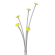 Appendiabiti - con portaombrelli - 5 posti - 187 cm - grigio-verde - Alba - PMFESTY2 V - 3129710013258 - DMwebShop - 2