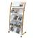 Portariviste da terra - 5 tasche - 36 x 86 x 165 cm - legno-ABS - bianco - Alba - DD5GMW BC - 3129710017836 - DMwebShop - 1