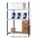 Scaffale Rang'Eco 300 - modulo aggiunta - 3 ripiani - portata ripiano 300 kg - 100 x 60 x 200 cm - acciaio - grigio-blu - Paperflow - K603161 - 3660141140521 - DMwebShop - 1