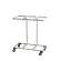 Carrello mobile Triflux - 83,3 x 36 x 90 cm - con ruote - 3 portasacco da 100 lt - ciascuno - acciaio - Medial International - 108010 - 33433773359 - DMwebShop