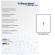 Etichetta adesiva in carta permanente 210 x 297 mm 1 etichetta per foglio bianco conf 100 fogli A4 Starline X210ODC503 - 4867