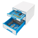Cassettiera 4 cassetti bianco-azzurro cube - Leitz - 52132036 - 4002432115358 - DMwebShop - 1