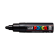 Marcatore a base d'acqua Uni Posca PC7M - punta tonda large - 4,5 - 5,5 mm - nero - Uni Mitsubishi - M PC7M N - 4902778228395 - DMwebShop - 1