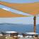 Tenda a vela triangolare ombreggiante - 5 x 5 x 5 mt - tortora - Garden Friend - T1699051 - 8023755056186 - DMwebShop - 2