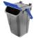 Contenitore portarifiuti Ecology - con sportello e maniglione - 35 lt - grigio-blu - Mobil Plastic - Mobilplastic - 11-35GRB-BLB - 11/35GRB-BLB - 8004331113509 - DMwebShop - 1