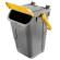 Contenitore portarifiuti Ecology - con sportello e maniglione - 35 lt - grigio-giallo - Mobil Plastic - Mobilplastic - 11-35GRB-GIA - 11/35GRB-GIA - 8004331113523 - DMwebShop - 1