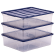 Contenitore multiuso 32 x 40 x 11 cm - 12 lt - PP - con coperchio blu - trasparente - Fellowes - Bankers Box - 100135769 - 43859804832 - DMwebShop - 2