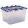 Contenitore multiuso 43 x 59 x 35 cm - 55 lt - PP - con coperchio a cerniera blu - trasparente - Fellowes - Bankers Box - 100135775 - DMwebShop