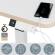 Scrivania Compatta Elettrica Sit-Stand - fissa - 80 x 60 x 65 cm - bianco - Leitz - 65340001 - 4002432138371 - DMwebShop - 3