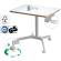 Scrivania Compatta pneumatica Sit-Stand - mobile - 80 x 60 x 75 cm - bianco - Leitz - 65360001 - 4002432138395 - DMwebShop - 3