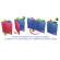 Blocco One Color 4 x 4 - A4+ - forato - 5 mm - 1 rigo - 120 fogli - 80 gr - spiralato - conf. 3 pezzi - Blasetti - 6783 - 8007758167834 - DMwebShop - 1