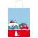 Shopper in carta kraft - con manici - 36 x 46 x 12 cm - fantasia natale - Sadoch - conf. 25 pezzi - Rex Sadoch - SDX36000NAT - 8006715199390 - DMwebShop - 2