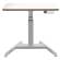 Scrivania Compatta Elettrica Sit Stand fissa 80 x 60 x 65,130 cm bianco - 1029