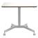 Scrivania Compatta pneumatica Sit Stand mobile 80 x 60 x 75 cm bianco - 1041 Scrivania Compatta pneumatica Sit Stand mobile 80 x 60 x 75 cm bianco - 1041