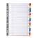 Separatore alfabetico A Z PPL A4 colori assortiti Exacompta 94E - 1303 - 1